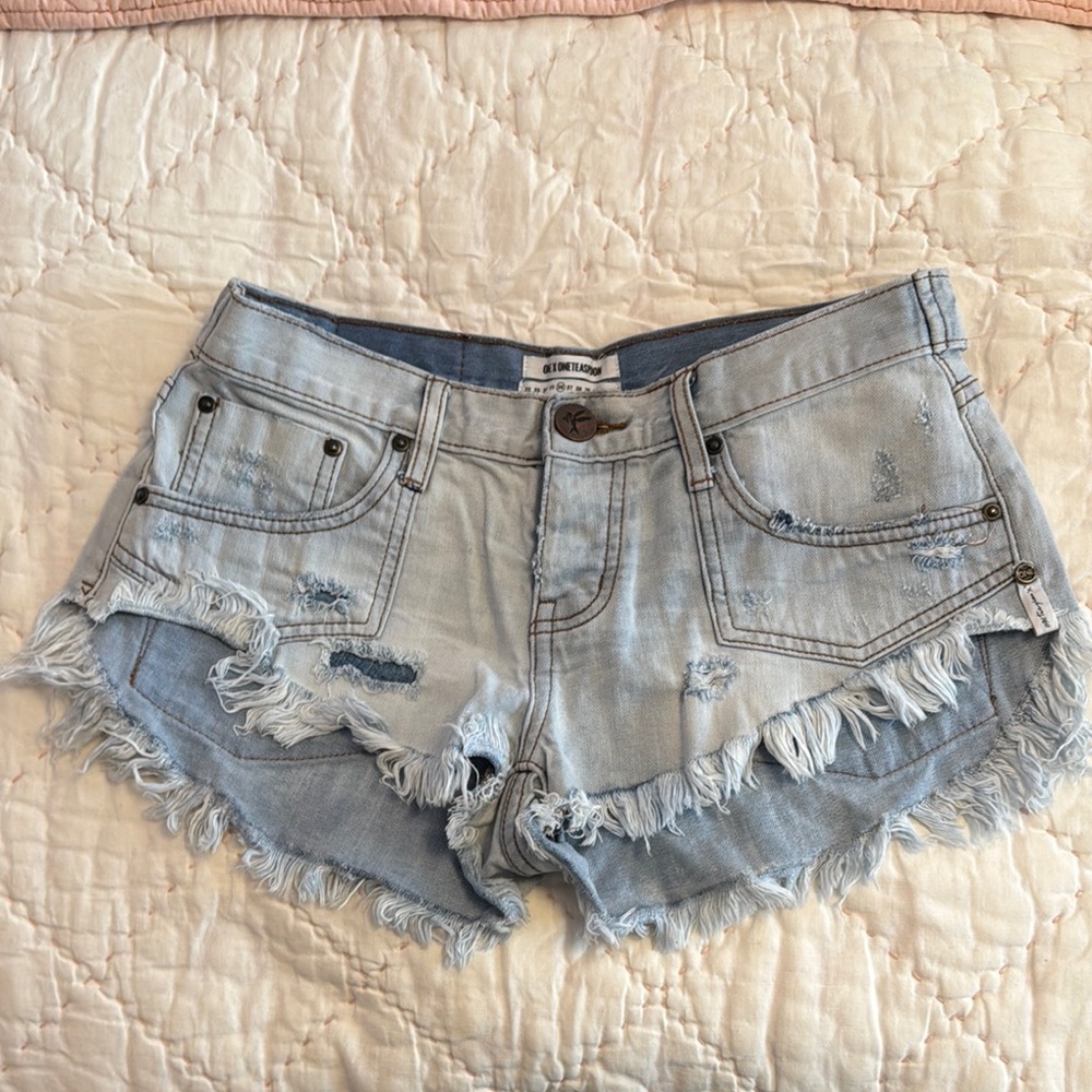 One Teaspoon Denim Shorts